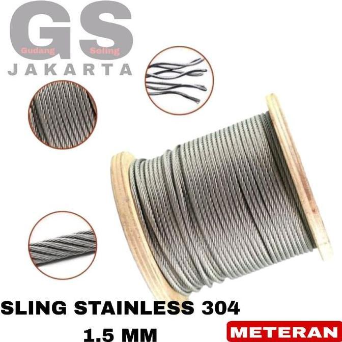 Promo Seling Stainless Steel 1.5Mm / Sling Stainless Steel 1.5Mm Cod