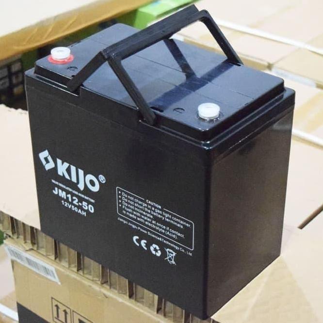 Battery Kering Vrla Or Aki Kering Vrla Merk Kijo 12V 50Ah