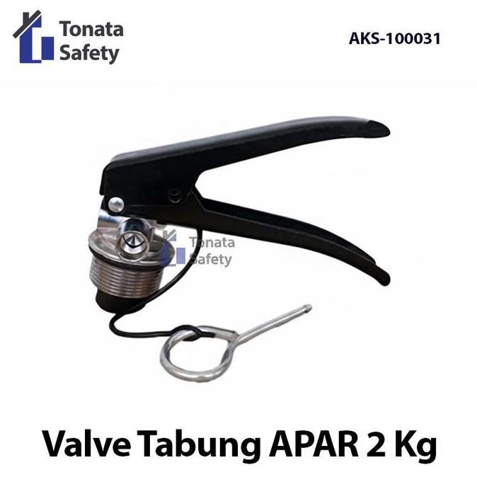 TERLARIS VALVE PENGGANTI TABUNG APAR TONATA 2 KG / VALVE SPARE PART PEMADAM API 2 KILOGRAM / VALVE F