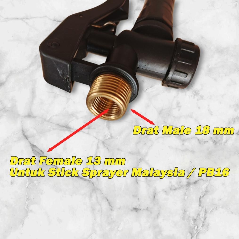 Promo Cod Handle Pencetan Sprayer Elektrik Manual Gagang Kran Malaysia Pb Pb16 Power Knapsack Sempro