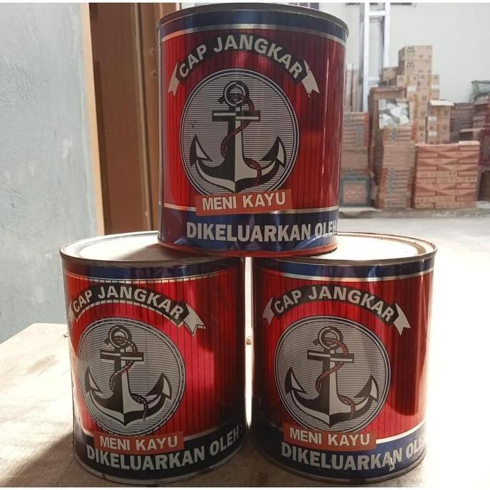 Plitur Kayu  Cap Meni Kayu Cap Jangkar Cat Dasar Bahan Kayu 1Kg Paint