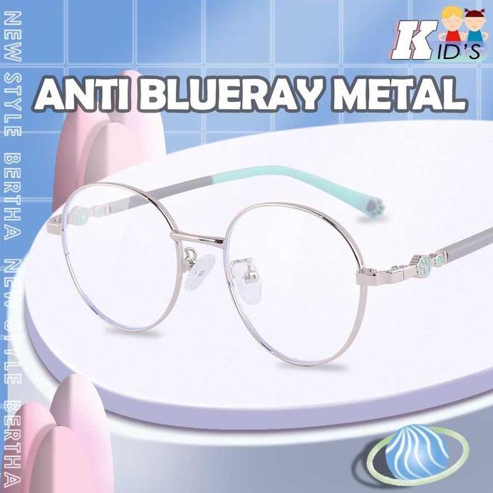 Bertha Kacamata Anti Radiasi Blueray Anak Style Kekinian TerBaru 6033