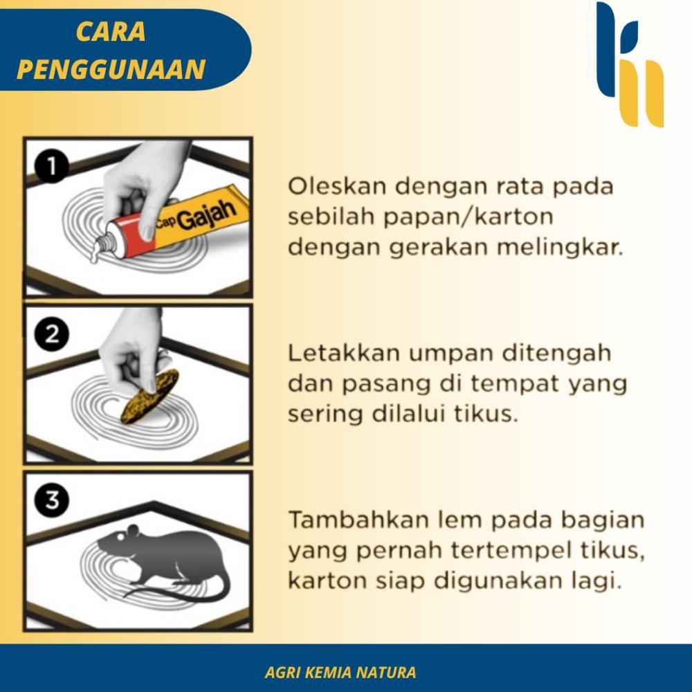 SURYA Lem Tikus Cap Gajah Tube 100 Ml - Lem Tikus Gajah - Lem Tikus Godrej - Lem Tikus Ampuh - Lem C