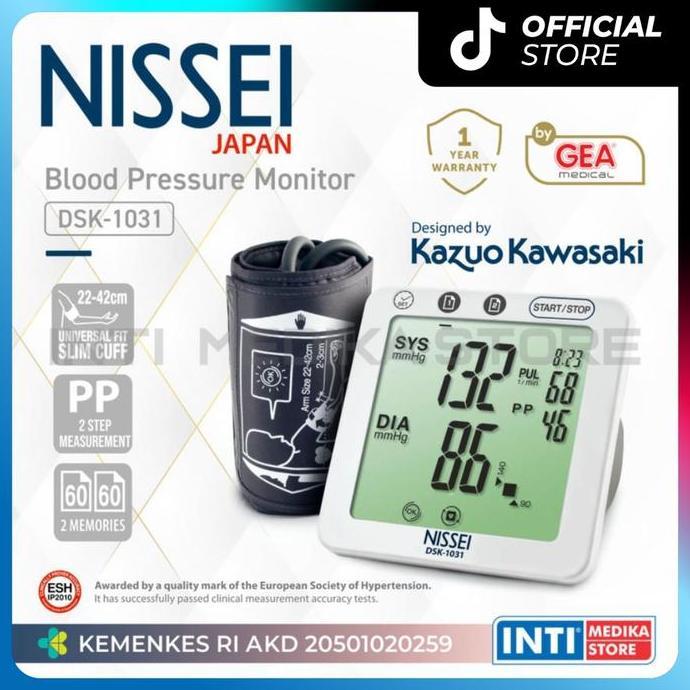 NISSEI - Tensimeter Digital Touch DSK 1031 | Tensi Digital Nissei
