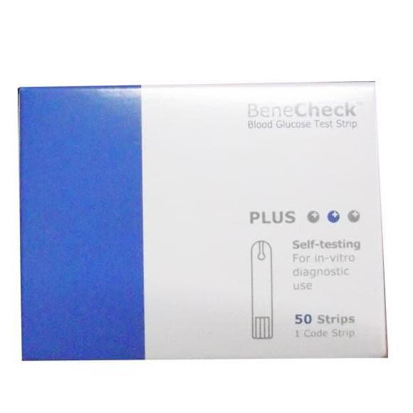 BENECHECK GLUCOSE STRIP 50 / Test Strip / TEST GULA DARAH