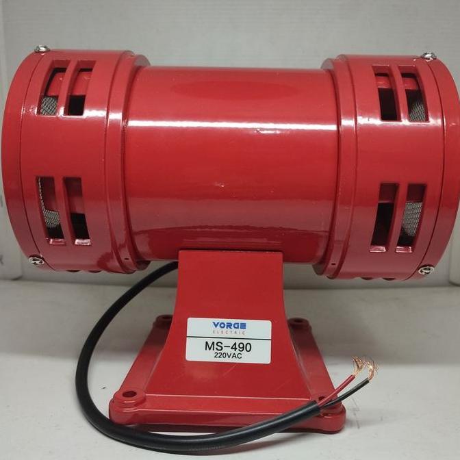Motor Sirine Sirene 2 Kuping VORGE Ms 490 Ms-490 VORGE siren MS490 220