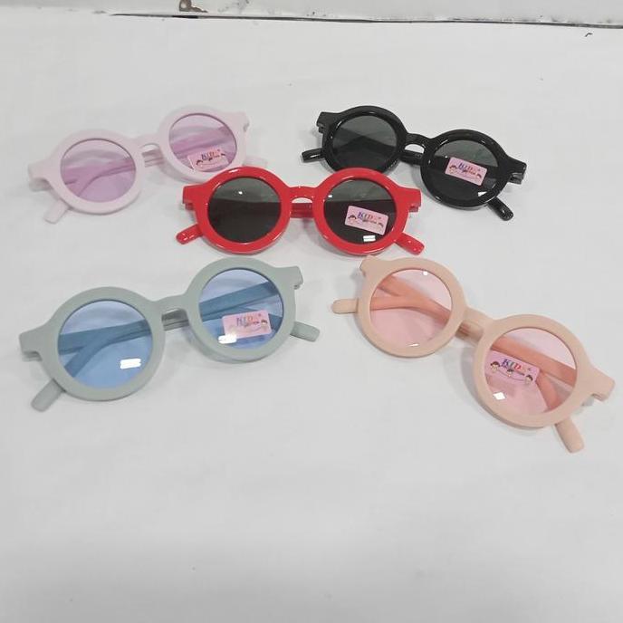 kacamata hitam anak kecil bayi bulat boboho lucu murah laki perempuan