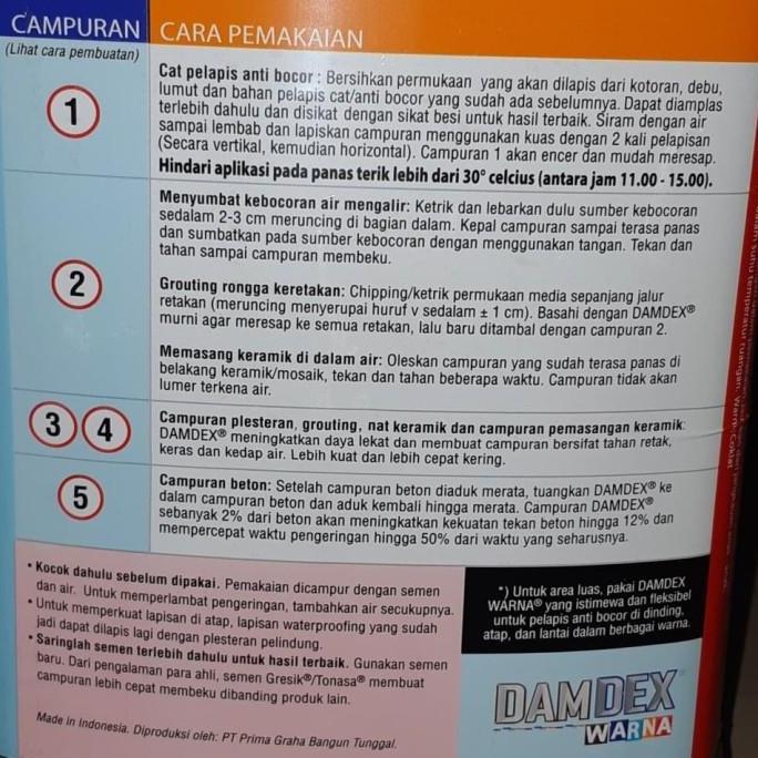 Damdex 5 Liter - Pencampur Semen Multi Fungsi