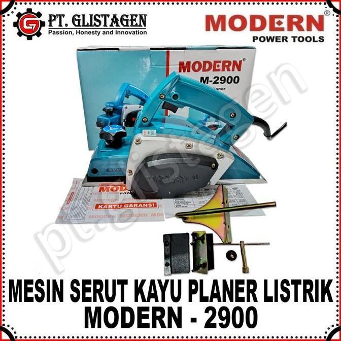 Modern M2900 Mesin Planer Serut Sugu Ketam Pasah Kayu M-2900 2900 Original Modern