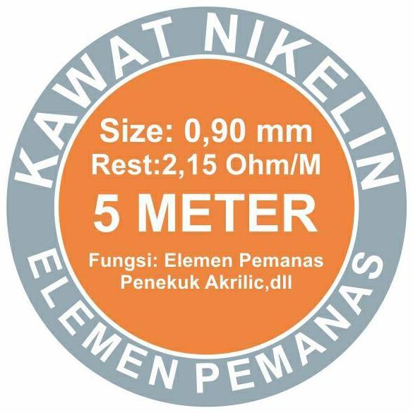 KAWAT NIKELIN 0.90 MM PANJANG 5 METER