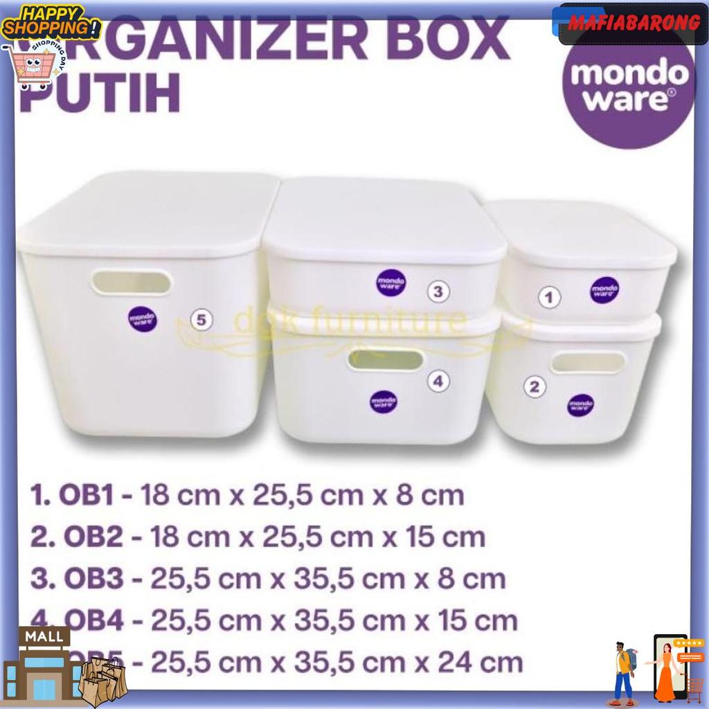 Kotak Tempat Keranjang Kontainer Container Organizer Storage Box Bin Penyimpanan Bertutup Dengan Tut