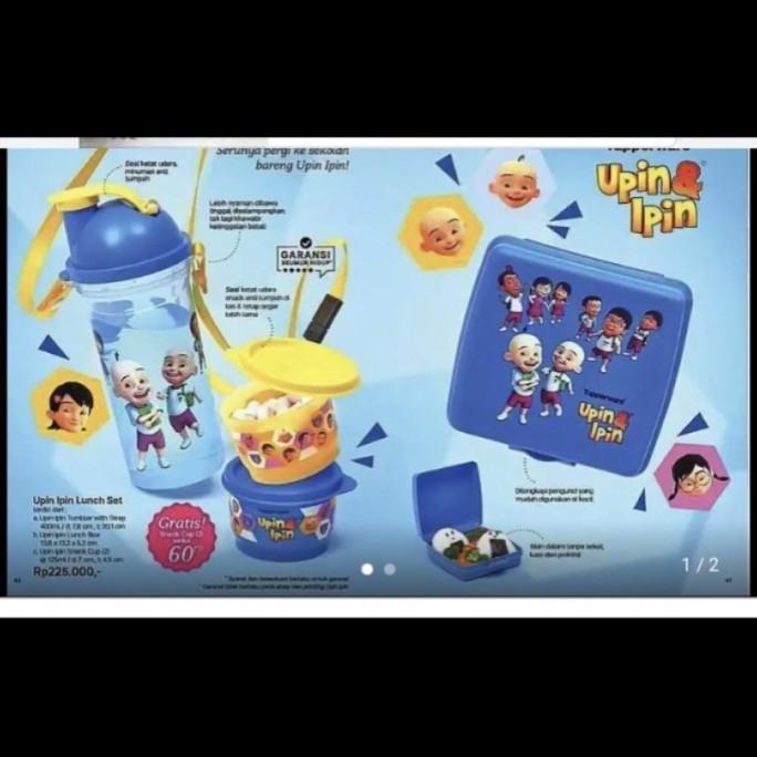 Tempat Makan Dan Minum Anak Tupperware Transformer Lunch Set
