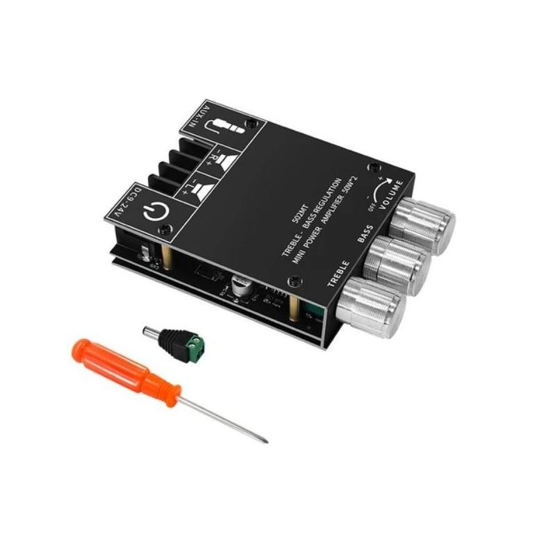 Power Amplifier Stereo Class D Bluetooth 100W 502Mt