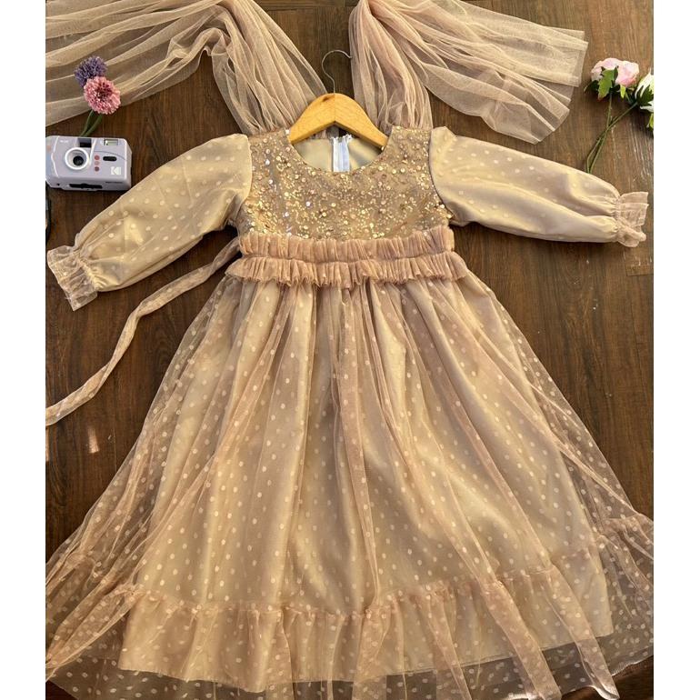 CUCI GUDANG Baju pesta muslim anak / baju muslim anak perempuan / Gaun pesta muslim anak / Muslim ga