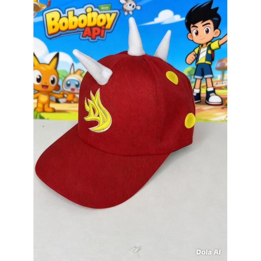 topi anak motif boboiboy min 3-dewasa topi boboiboy impor
