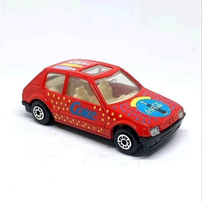 edocar peugeot 205gti 205 gti coca cola loose diecast 1/64 (s)