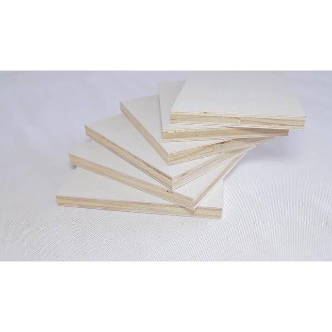 Triplek / Multiplek melamin putih 12mm (110x40)cm, melaminto plywood