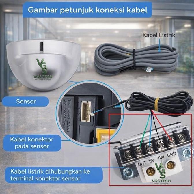 Microwave Sensor Gerak Sliding Door Radar Pintu Otomatis Sliding Door