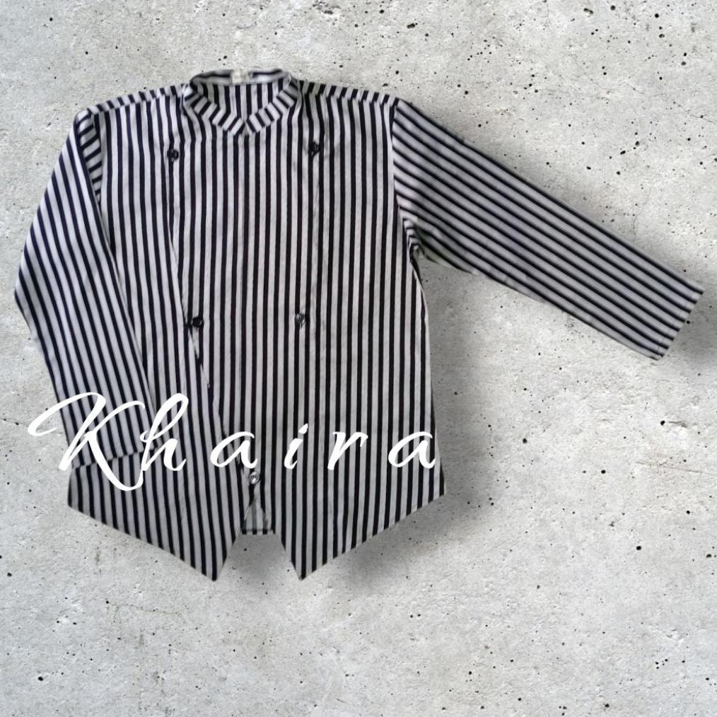 Diskon Beskap Lurik Pria Dewasa Premium Modern | Baju Adat Jawa ( Katun Tebal )