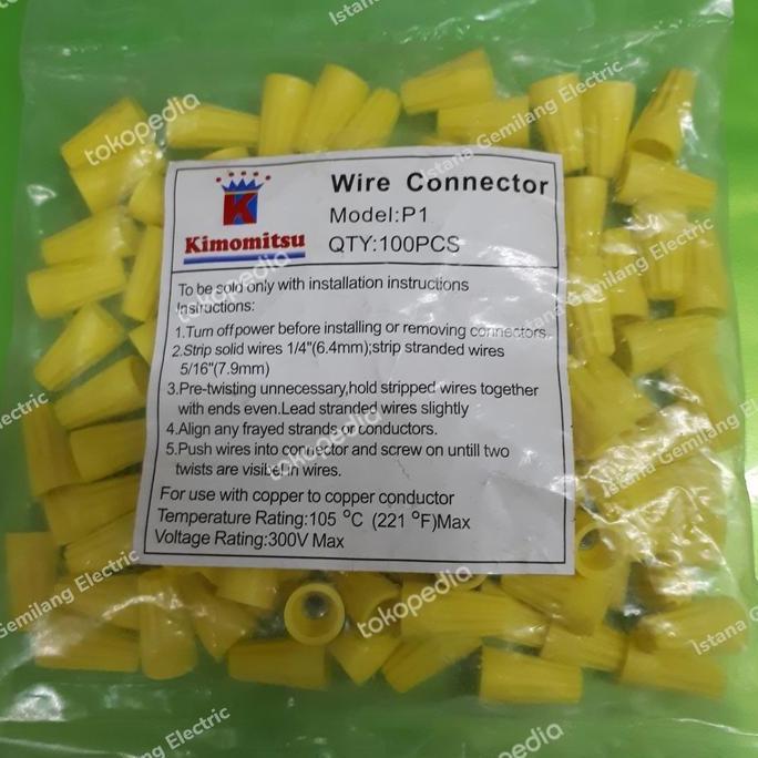 Ready Lasdop Kabel 0.5-1mm Yellow | Lasdop Putar | Lasdop Listrik