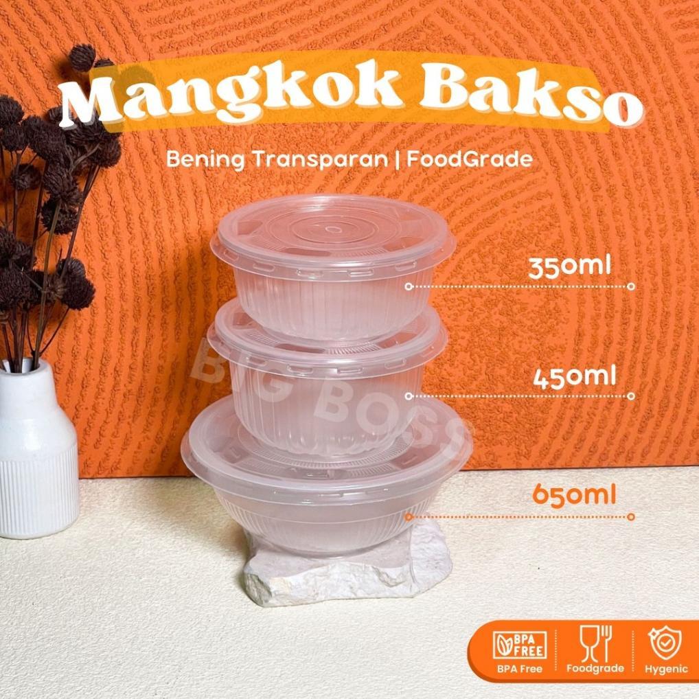 Mangkok Bakso Plastik 650Ml Food Grade Tahan Panas / Mangkok Mika Bakso Plastik / Mangkok Plastik Es