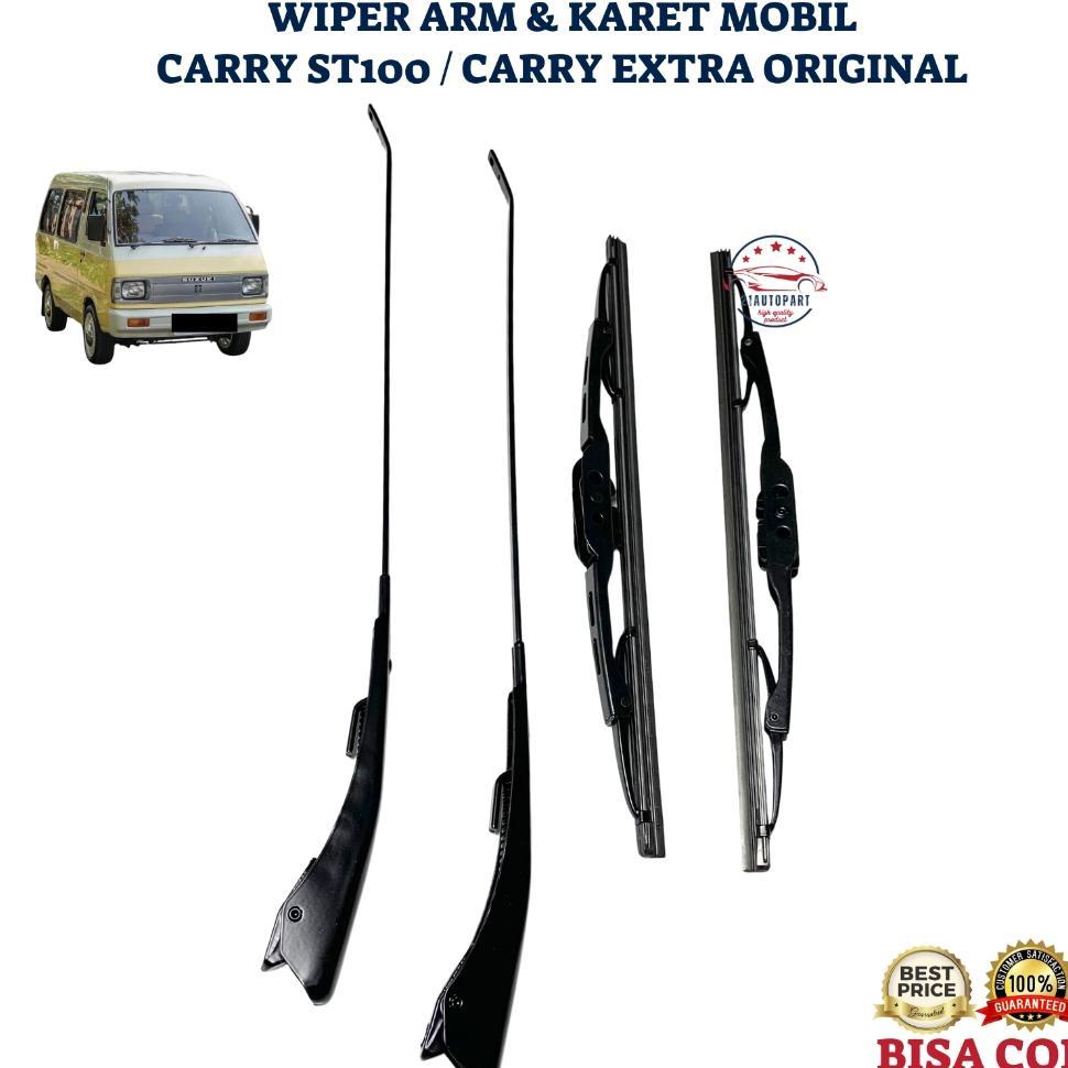 Wiper Arm Dan Karet Wiper Mobil Suzuki Carry St100 Carry Extra Original