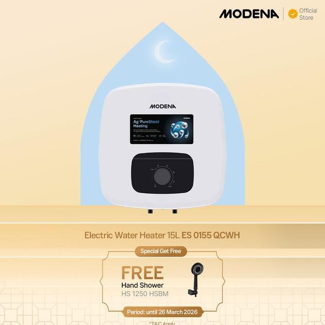 TERLARIS!! MODENA ELECTRIC STORAGE WATER HEATER 15L ES 0155 QCWH