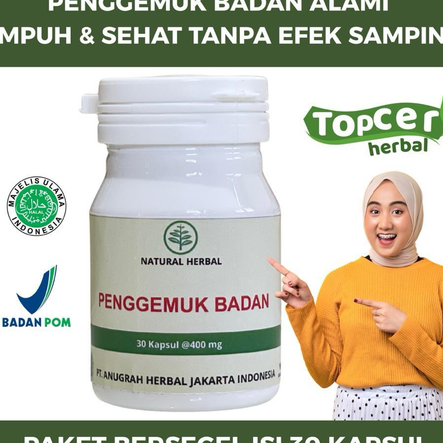 Penggemuk Badan Herbal Bpom Penambah Nafsu Makan & Berat Badan | Suplemen Gemuk Alami Aman Untuk Ana