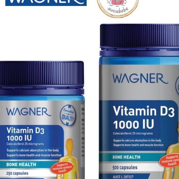 Wagner Vitamin D3 1000Iu 250 / 500 Capsules