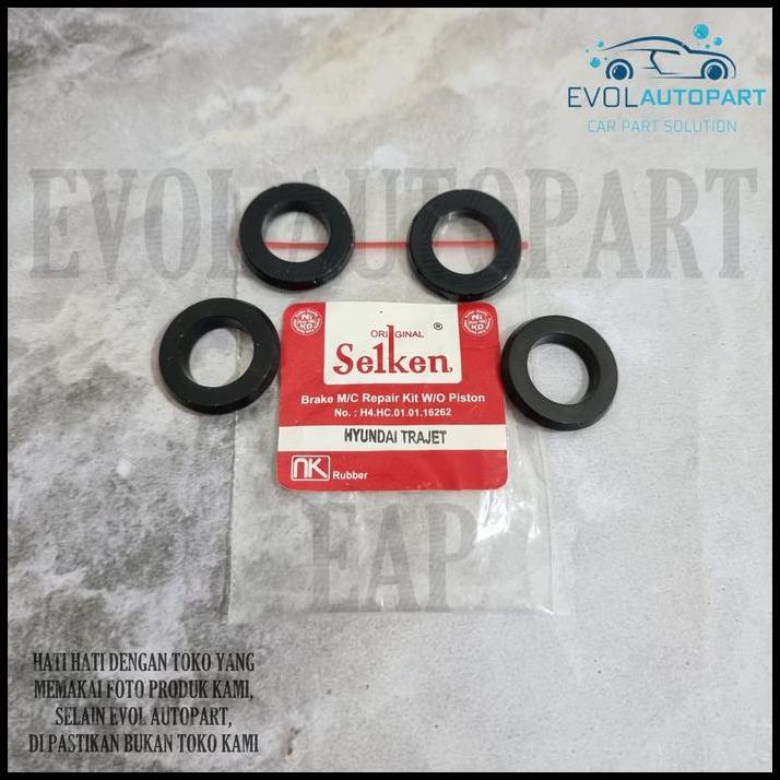 TERLARIS KARET SEAL KIT MASTER REM CENTRAL ATAS HYUNDAI TRAJET CARNIVAL SIZE 1 11/16 