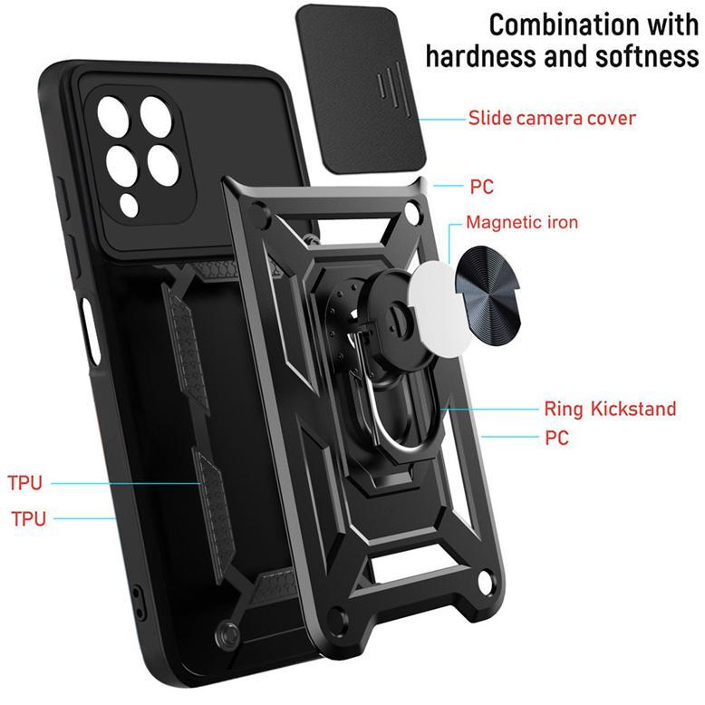 BESTPROMO Case Samsung A12 - M12 Case Softcase SLIDE ARMOR CAMERA PROTECTION Case Casing Hp Samsung 
