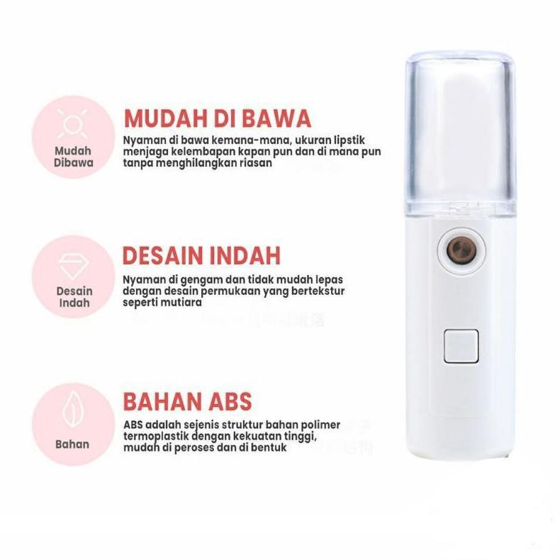 CUCI GUDANG Nano Spray Murah Nano Spray Wajah Mini Murah Nano Spray Portable ORI Gratis Ongkir