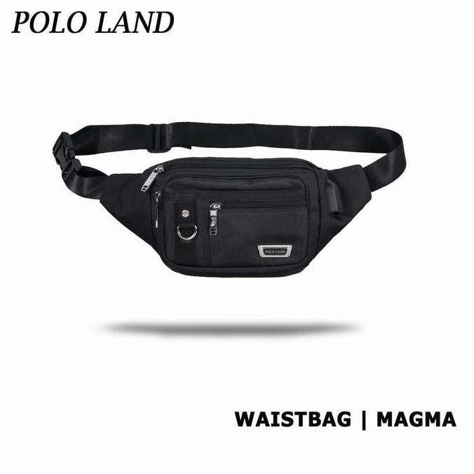 NEW TAS WAISTBAG POLO DANNY COKLAT TAS SLEMPANG PRIA TAS PINGGANG PRIA ORI
