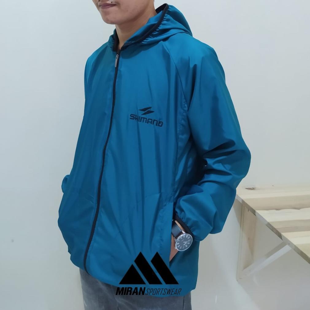 BEST SALE Jaket Olahraga Wanita Pria Parasut Ukuran XXXL Jumbo Big Size LD 120 125 Jaket Sport Saku 