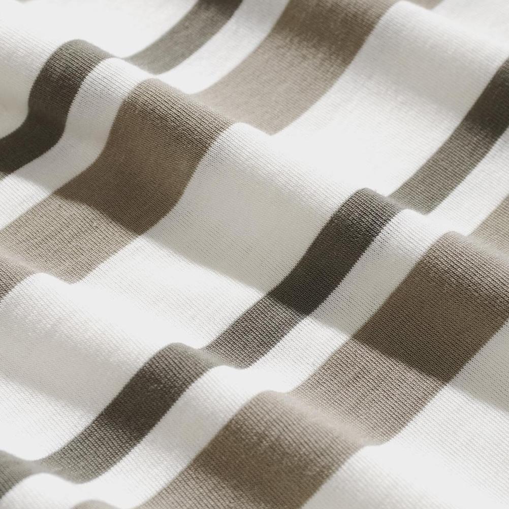 ORIGINAL MATSUDA Takasago Warna Offwhite T Shirt Pria Kaos Stripe