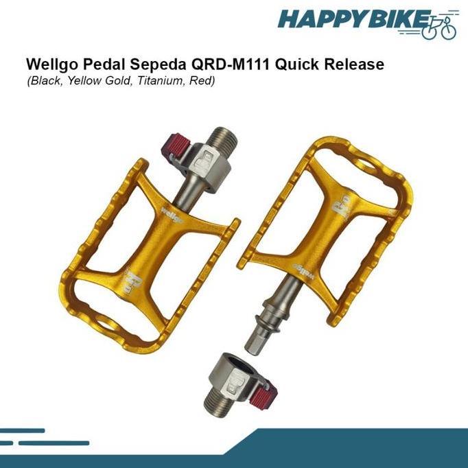 Wellgo Pedal Sepeda Qrd 111 Bicycle Pedal Quick Release Mtb Roadbike