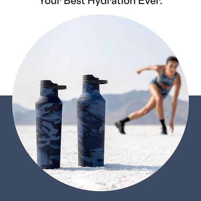 Corkcicle Insulated Canteen Travel Water Bottle, Triple Insulated Stainless Steel, Cold For 25 Hours