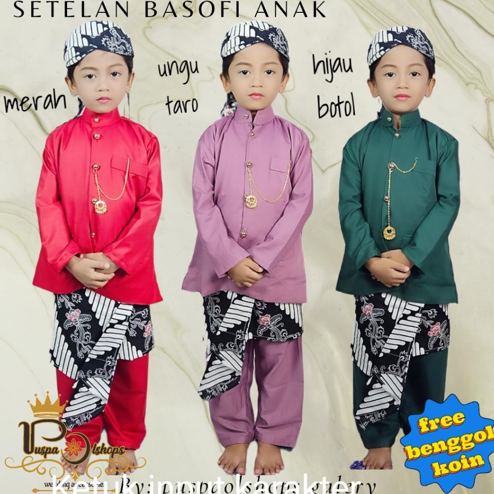 Best Seller Basofi Anak Laki Laki Baju Adat Jawa Anak