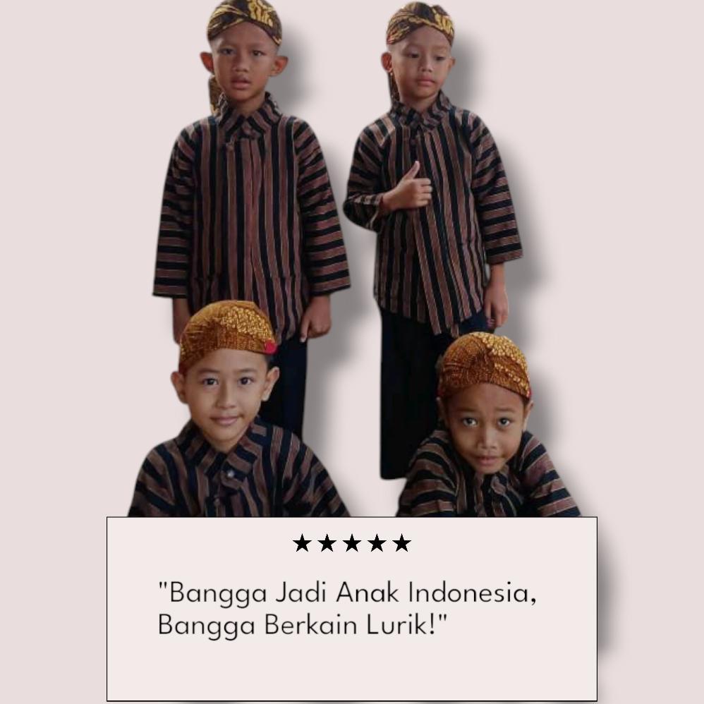 Free Ongkir Surjan Anak, Surjan Lurik, Surjan Anak Laki-Laki | Baju Adat Tradisional Jawa, Lurik Ana