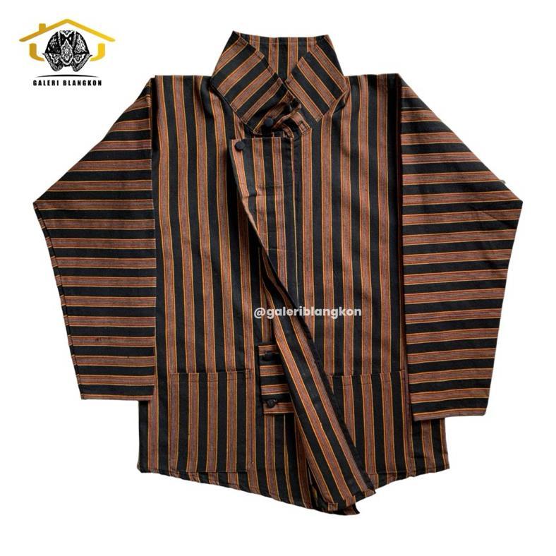 Best Seller Baju Lurik Anak | Pakaian Tradisional Adat Jawa | Laki-Laki Balita/Tk/Sd/Smp Parsel Bayi