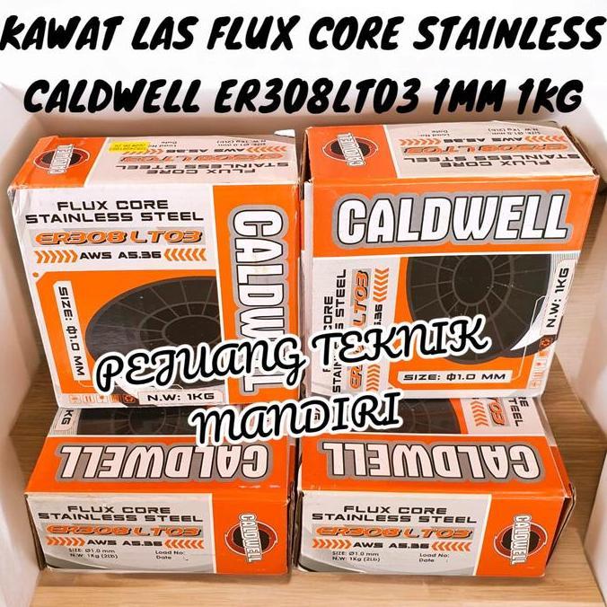KAWAT LAS FLUX CORE STAINLESS 1MM CALDWELL / KAWAT LAS FLUXCORE STAINLESS 1 MM CALDWELL