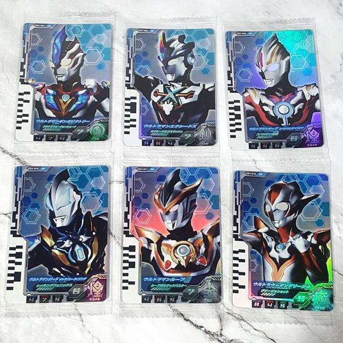 Ultra Dimension Rare (DR) Card 01 CD [07 Ginga Victory 08 Exceed X 09 Orb Spacium Zeperion 10 Geed G