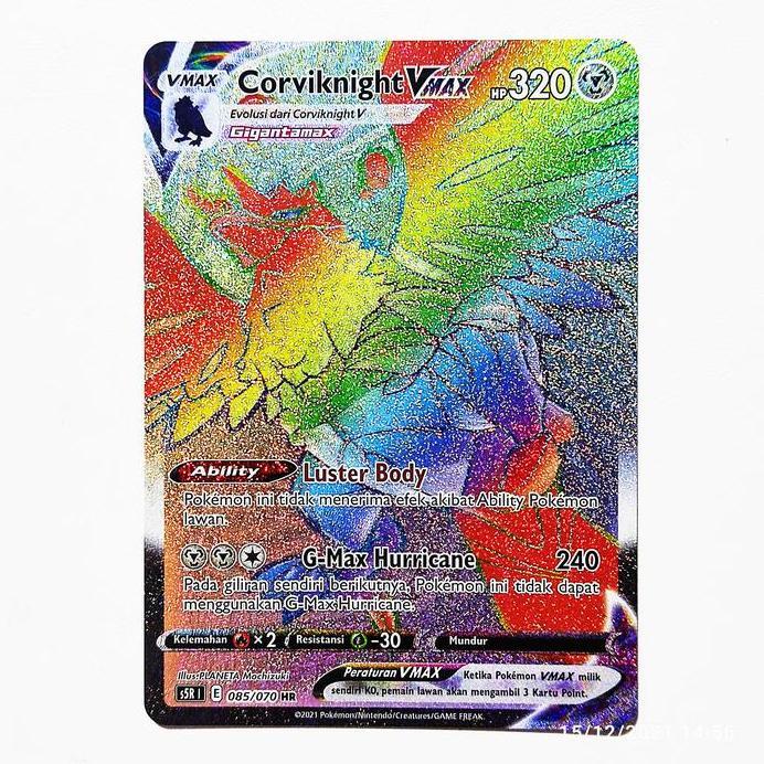 Corviknight VMAX HR 085/070 s5R - Kartu Pokemon Indonesia