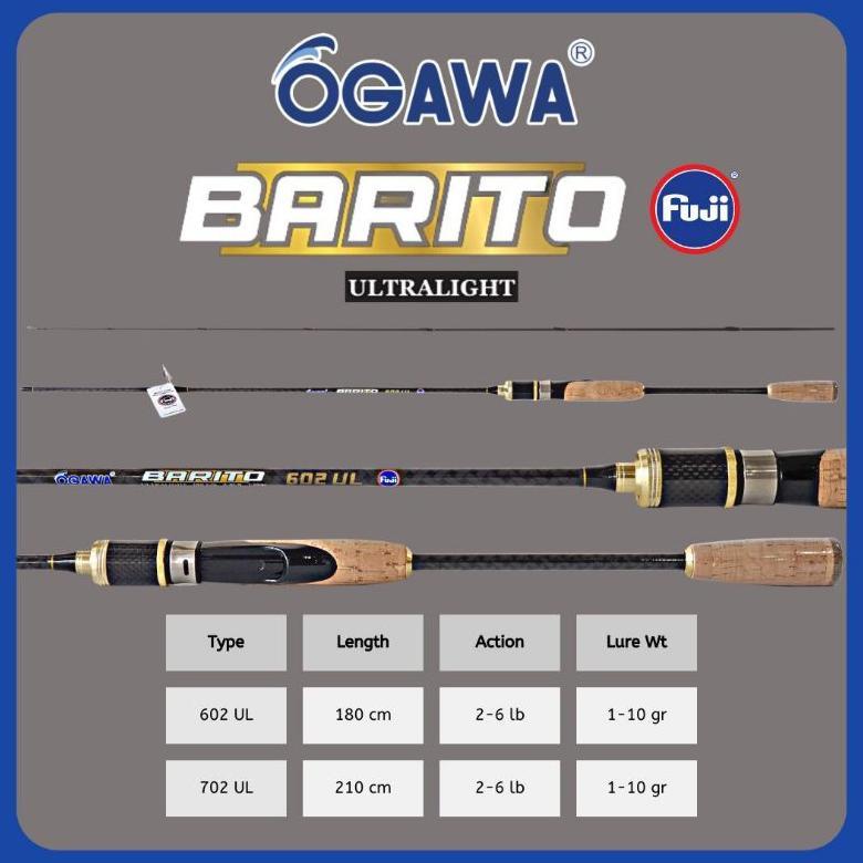 Joran Ogawa Barito 602 702 carbon Solid blank x wrap
