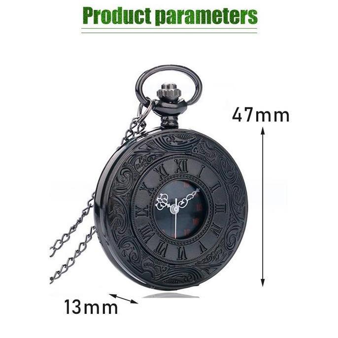 EXQWISITE Jam Tangan Unik Saku Vintage Jam Saku Gantung Vintage Pocket Watch - Jam Saku Antik Kuno K