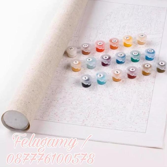 Paint by Number Lukisan Bunga Daisy