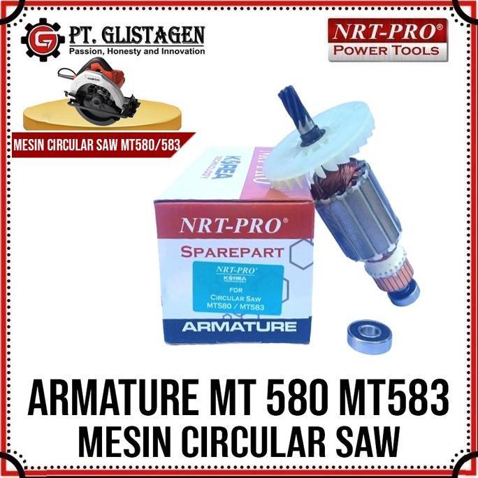 Nrt-Pro Armature Angker Mt580 Mt583 Armatur Circle Rotor Jantung Circular Saw Angker Mesin Potong Ka