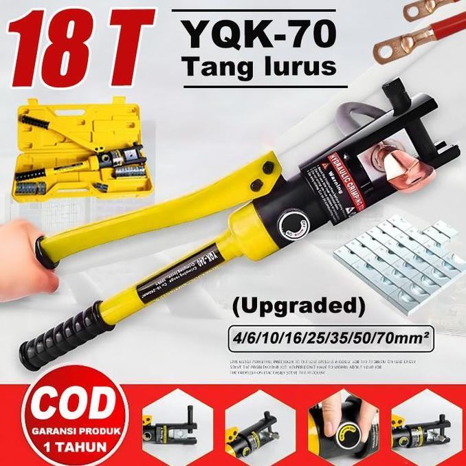 BLAZONE Dewei Tang skun kabel Tang lurus YQK-70 Tang crimping hidrolik manual hidrolik tang skun cri