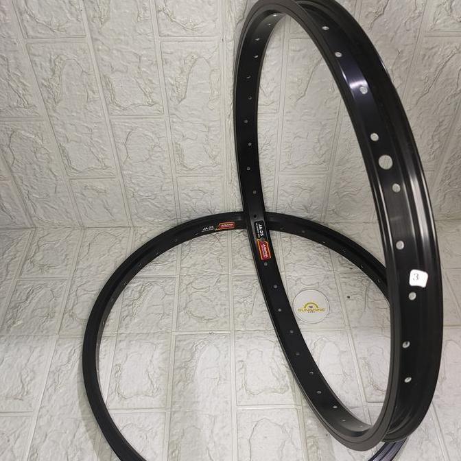 Rims Velg BMX 20 Murni ARAYA JA25 Rim Lubang 36H TAPAK LEBAR Alloy Single Wall Ada Brake Line Valve 
