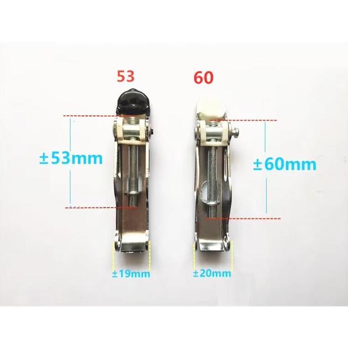 BLAZONE Sparepart Kuncian Handle Post Sepeda Lipat Pengganti Untuk Mengunci Stang Agar Tidak Longgar